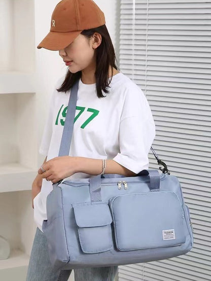 Large Gym Duffel Bag with Shoe Compartment